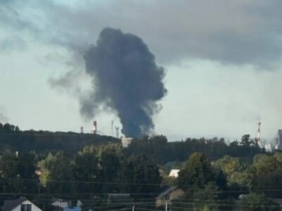 БПЛА атаковали рязанский НПЗ: россияне подняли вертолёт Ка-52