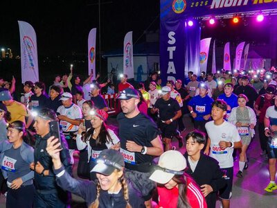 Night Run: тысячи людей приняли участие в ночном забеге в Астане