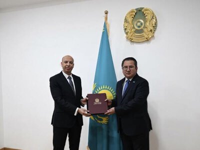 Посол Египта вручил копии Верительных грамот