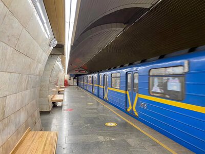 В киевском метро 9 сентября будут тестировать движение на наземном участке во время жёлтого уровня угрозы