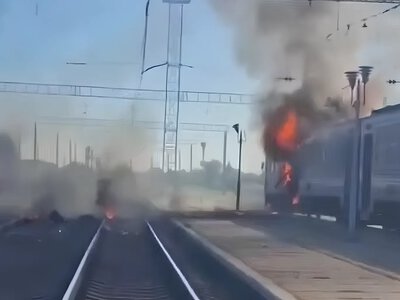 российские оккупанты атаковали поезд Днепр - Запорожье