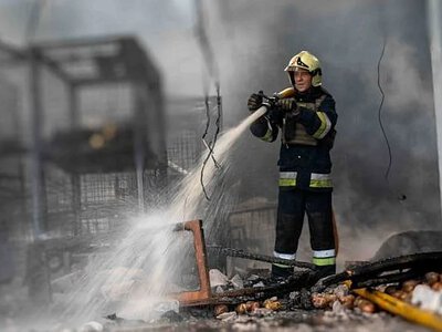 Россия ночью ударила по рынку «7‑й километр» под Одессой: есть пострадавшие (видео)