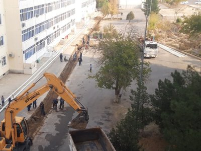 В Ашхабаде тысячи жителей остались без воды из-за прорыва труб
