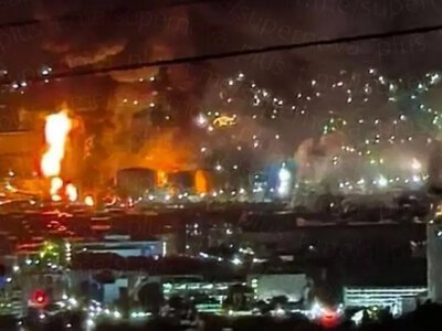 В рф заявили об атаке дронов на Новороссийск: вспыхнули пожары, загорелся мазутный терминал