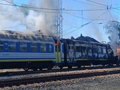 Россияне ударили по пассажирскому поезду в Харьковской области, есть пострадавшие