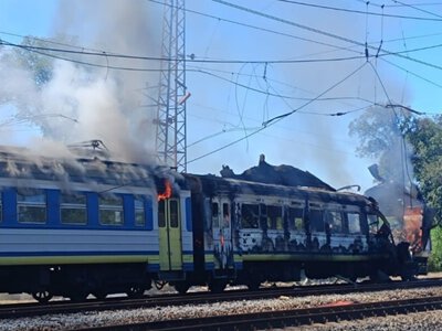  Россияне ударили дроном по поезду «Харьков – Изюм», есть пострадавшие 