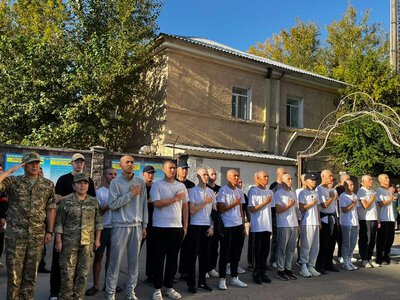 В Астане состоялись торжественные проводы призывников в ряды Национальной гвардии