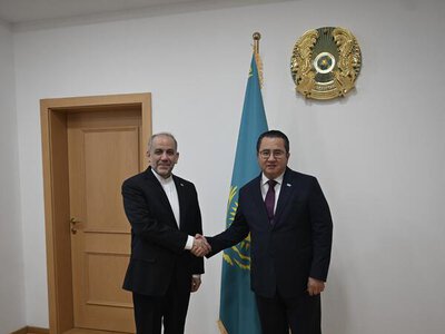 Заместитель министра иностранных дел Казахстана принял Посла Ирана в связи с завершением его дипломатической миссии