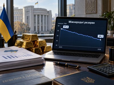 Резервы Украины с начала года сократились на $8,6 млрд — Experts Club