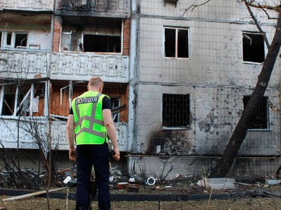 В Киеве возросло число раненых после удара по многоэтажному дому