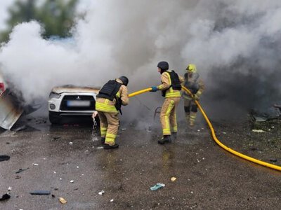 Россияне запустили по Украине 410 ударных БПЛА: в воздухе остаются около 55 дронов, прибывают новые группы