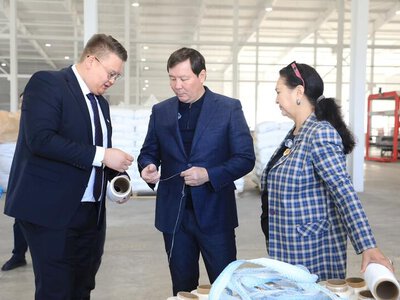 В Актюбинской области предприятие по производству полипропиленовой упаковки расширяет производство