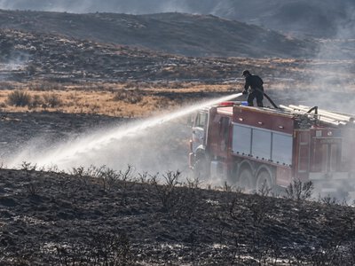  Четыре природных пожара потушили за сутки в Карагандинской области 