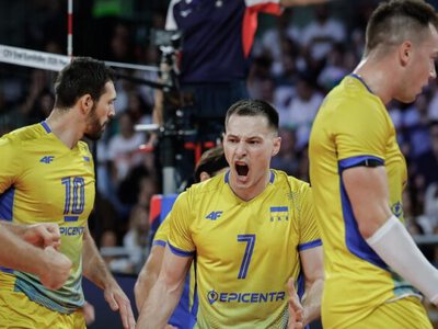 Сборная Украины одержала четвёртую подряд победу на Евро-2026 по волейболу, обыграв Португалию