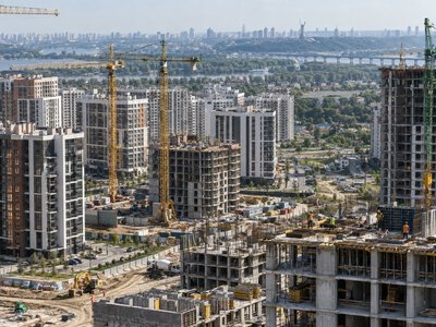 Киевская область опередила Киев по объемам нового жилищного строительства в первом полугодии