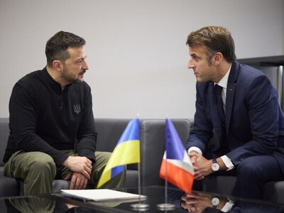  Зеленский договорился о встрече с Макроном на полях Генассамблеи ООН 