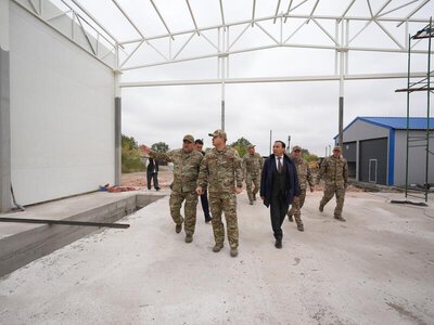 Глава МЧС проверил реновацию районной пожарной части в Осакаровке