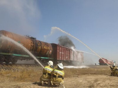В Гвардейском гарнизоне прошли специальные учения по ликвидации ЧС