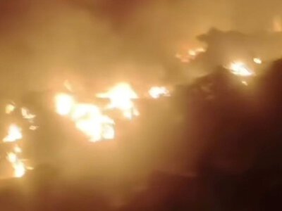  Несанкционированная свалка загорелась в Алматинской области 