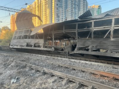 В Киеве уже 16 пострадавших: в полиции показали последствия обстрела