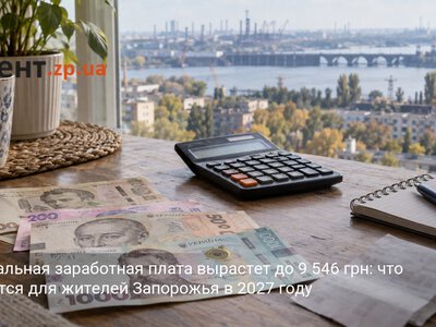 Минимальная заработная плата вырастет до 9 546 грн: что изменится для жителей Запорожья в 2027 году