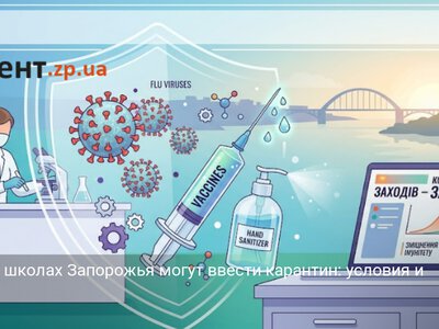 Когда в школах Запорожья могут ввести карантин: условия и сроки
