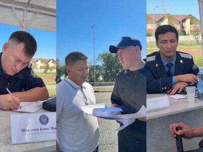 Акция Приемная на дороге прошла в области Жетысу