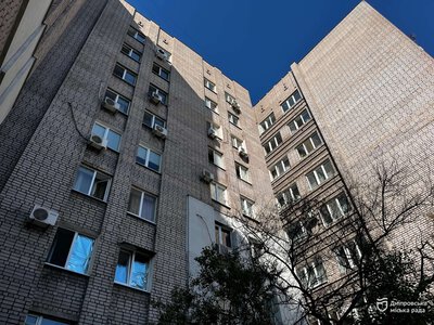 В Днепре восстановили общежитие на проспекте Свободы, которое пострадало в результате ракетного удара