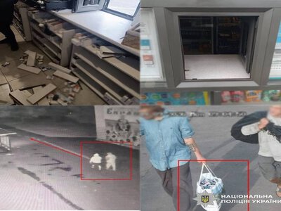 Мужчины устроили налет на табачный киоск в Киеве: полиция показала, какой ущерб был нанесен