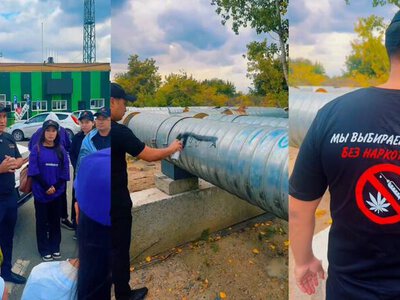 Более 120 наркограффити закрашено в области Абай