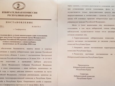В Крыму запретили делать фото и видео российских выборов в Госдуму РФ – активистка