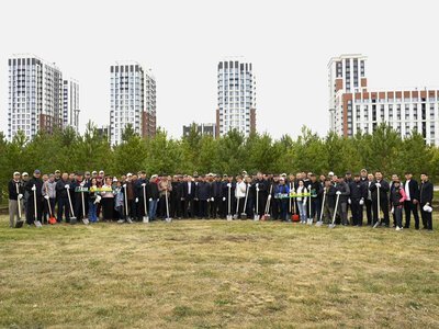 «Таза Қазақстан»: порядок начинается с каждого – Генеральная прокуратура приняла участие в общегородском субботнике