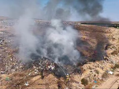  Спасатели локализовали возгорание на полигоне ТБО в Алматинской области 
