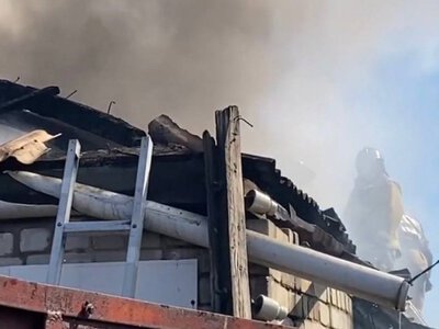  150 кв. метров: Нежилой дом загорелся в Астане 