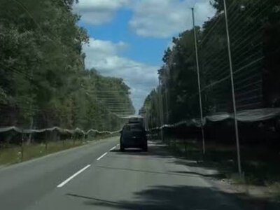 Километры дорог в сетках: в Киевской области усилена защита транспорта, - ВИДЕО