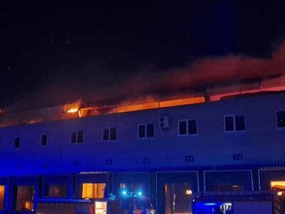 Удар РФ по Одесчине: вспыхнул пожар на складах с продуктами