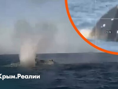 Новая тактика или новая угроза? Первый бой морских дронов в Черном море | Радио Крым.Реалии