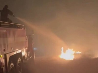  В области Абай разгорелся природный пожар 