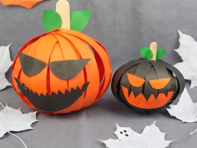 Поделки на Хэллоуин в школу и детский сад: 7 простых идей своими руками