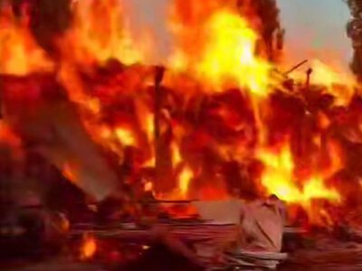  1500 тюков сена загорелись в Жамбылской области 