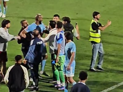 Rayonda son dəqiqə qolu və final fitinin ardından yaşanan gərginlik - VİDEO