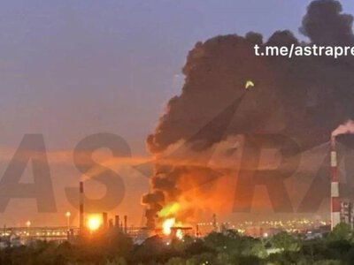 В Самарской области РФ после атаки БпЛА горит Куйбышевский НПЗ – СМИ