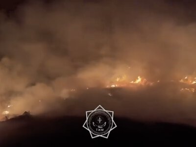  Нелегальная свалка загорелась под Алматы: МЧС бросило силы на тушение 