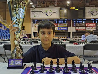 Azərbaycanlı uşaq Fransa çempionu oldu - FOTO