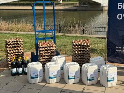В столице продолжаются работы по очистке ручья Акбулак