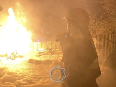  Полицейский оказался в реанимации после взрыва газовоза в Семее 