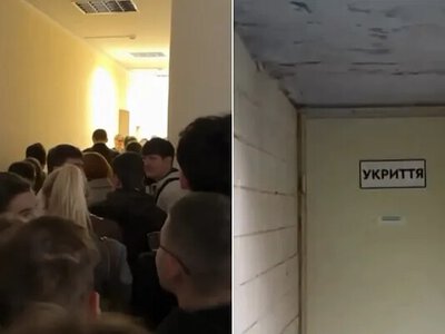 В КНУ студенты заявили, что во время тревоги их не пустили в укрытие: в университете ответили
