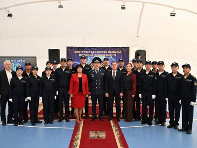 Девятый класс Жас сақшы открылся в СКО