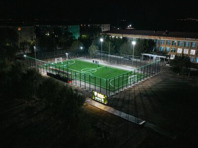 Школьники Сарани получили футбольное поле уровня FIFA Quality PRO