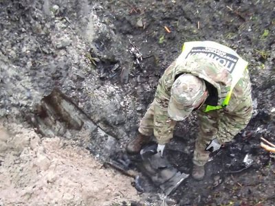 Не сдетонировала после удара: в Киеве нашли боевую часть баллистической ракеты